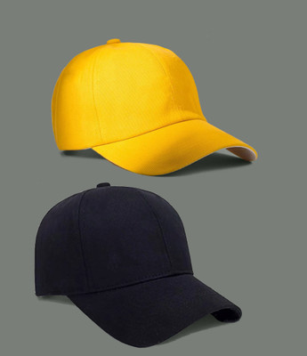 Evanden Self Design, Solid Sports/Regular Cap Cap(Pack of 2)