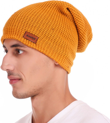 Knotyy Solid Beanie Cap