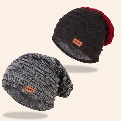 HUPSHY Beanie Cap(Pack of 2)