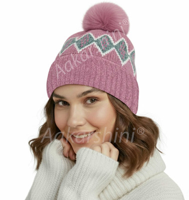 Aakarshini Checkered Skull Cap Cap
