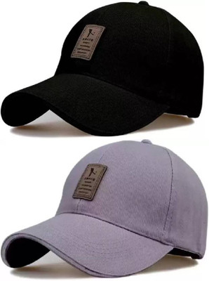 Nk tip top Applique, Solid Sports/Regular Cap Cap(Pack of 2)
