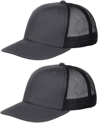 ZACHARIAS Solid, Embroidered Trucker Cap Cap(Pack of 2)