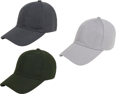 INFISPACE Solid Sports/Regular Cap Cap(Pack of 3)