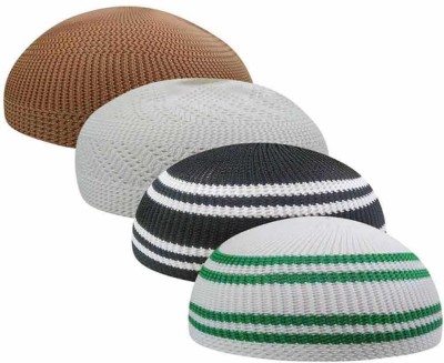 Fashion House Solid Beanie Cap(Pack of 4)