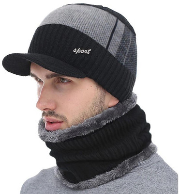 AlexVyan Self Design Beanie Cap
