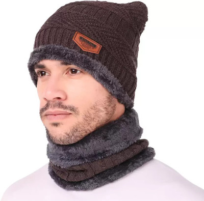 Trustizen Solid Beanie Cap(Pack of 2)