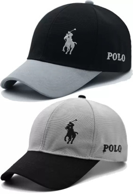 Polo store Embroidered Snapback Cap Cap(Pack of 2)