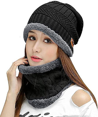frokht Solid Beanie Cap