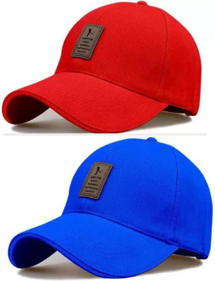 SPORT COLLECTION Self Design Sports/Regular Cap Cap(Pack of 2)