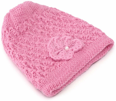 TRUE INDIAN Self Design Beanie Cap