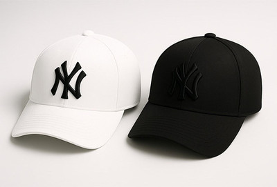ILLEARION Embroidered, Self Design, Solid Sports/Regular Cap Cap(Pack of 2)