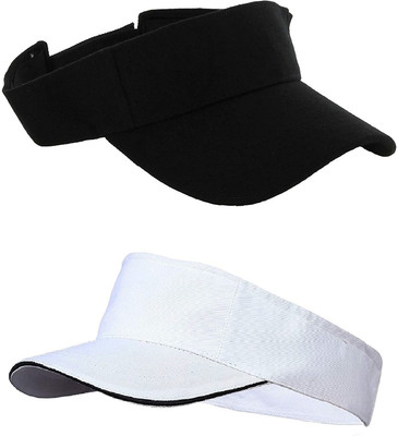 FQZILON Solid Visor Cap Cap(Pack of 2)
