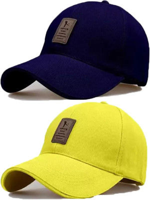 CLASSYMESSI Solid Sports/Regular Cap Cap(Pack of 2)