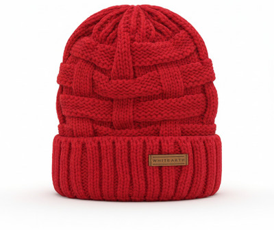 Whitearth Woven, Solid Beanie Cap