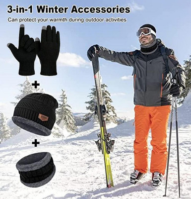 frokht Solid Beanie Cap(Pack of 2)