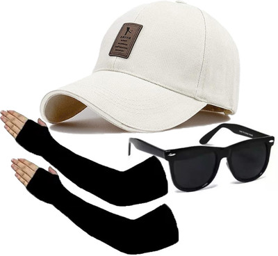 CLASSYMESSI Solid, Self Design Sports/Regular Cap Cap(Pack of 3)