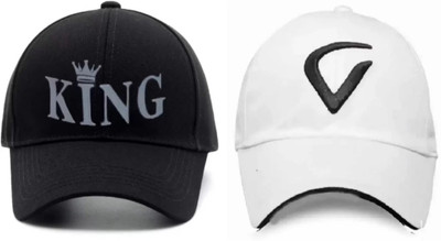 ADNOCK Embroidered Sports/Regular Cap Cap(Pack of 2)
