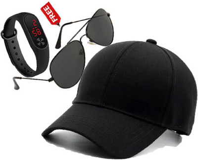 FLEXCY Sports/Regular Cap Cap(Pack of 3)