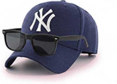 cap world Embroidered, Self Design, Solid Sports/Regular Cap Cap(Pack of 2)