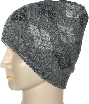 Wool N Fool Woven, Self Design Beanie Cap