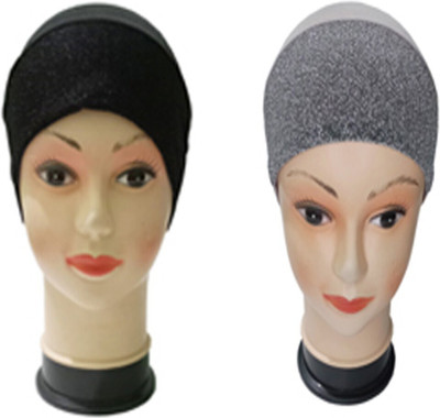 EnviUs Self Design Skull Cap Cap(Pack of 2)
