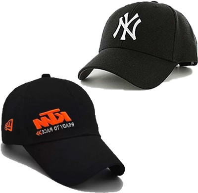 cap world Self Design Sports/Regular Cap Cap(Pack of 2)