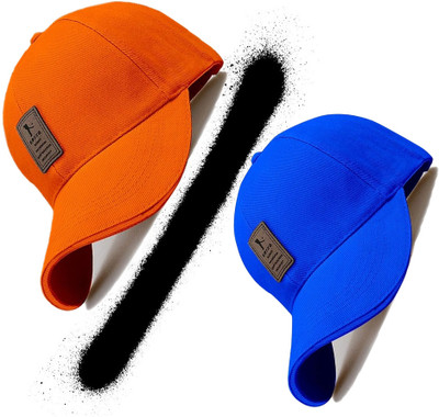 CLASSYMESSI Solid, Self Design Sports/Regular Cap Cap(Pack of 2)