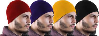 THE BLAZZE Skull cap Cap(Pack of 4)
