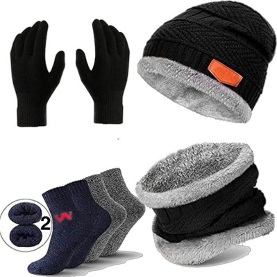 Jamont Solid Beanie Cap(Pack of 8)