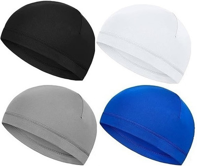 VRUGRA Self Design Skull Cap Cap(Pack of 4)