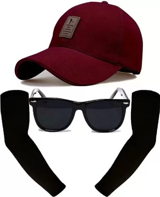 ILLARION Solid, Self Design Sports/Regular Cap Cap(Pack of 3)