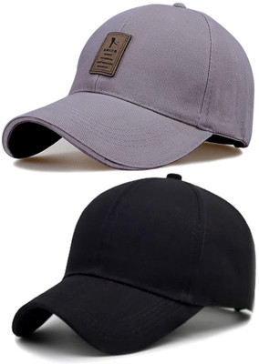 ILLARION Solid, Self Design Sports/Regular Cap Cap(Pack of 2)