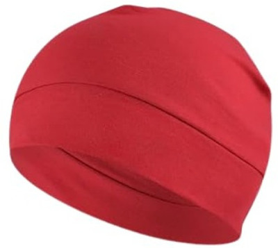 HEENA HOSIERY Solid Skull Cap Cap