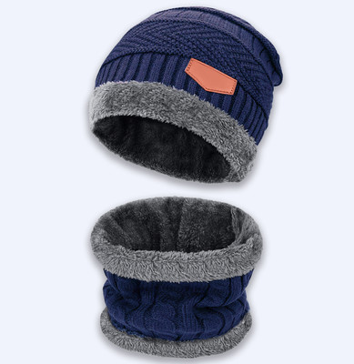 Paryag Solid Beanie Cap(Pack of 2)