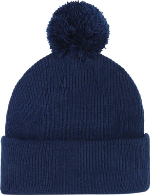 Athmonk Winter Woolen Cap for Men & Women with Pom 100% Woollen Fabric Solid Beanie Cap