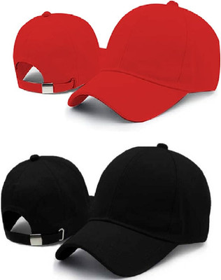 Westery Self Design, Printed, Embellished Sports/Regular Cap Cap(Pack of 2)