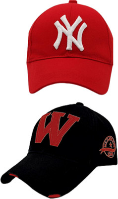 CLASSYMESSI Solid Sports/Regular Cap Cap(Pack of 2)