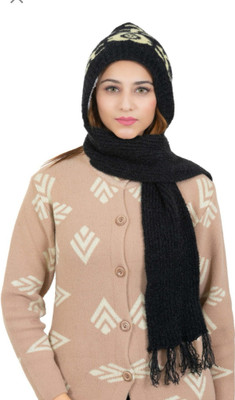 trendbite Self Design Women Muffler
