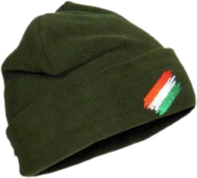 V-JOREL Self Design, Solid, Embroidered Beanie Cap