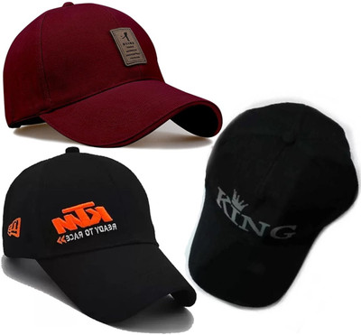 CLASSYMESSI Printed Sports/Regular Cap Cap(Pack of 3)