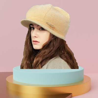 alis Self Design, Solid, Woven Beanie Cap