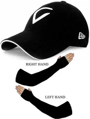 CLASSYMESSI Solid, Self Design, Embroidered Sports/Regular Cap Cap(Pack of 2)