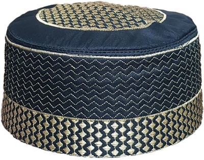 Ruby Arts Embroidered Skull Cap Cap