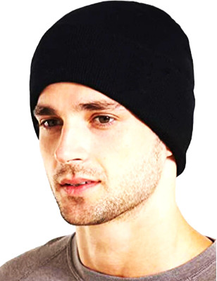 ZACHARIAS Solid, Woven Beanie Cap