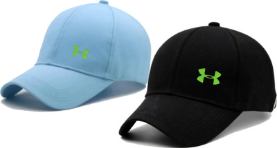 Ecombas Printed Sports/Regular Cap Cap(Pack of 2)