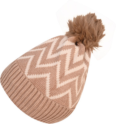 SFAB Striped, Self Design, Printed Beanie Cap