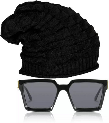 FLEXCY Beanie Cap(Pack of 2)