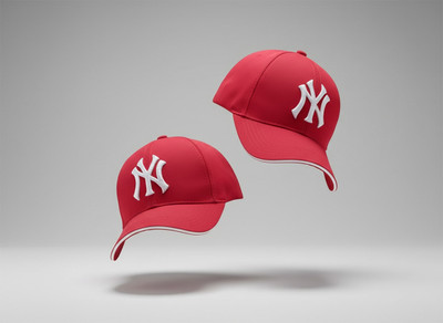CLASSYMESSI Embroidered, Self Design, Solid Sports/Regular Cap Cap(Pack of 2)