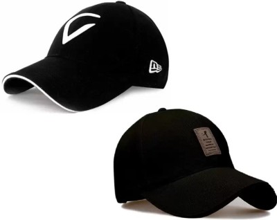 aspx Self Design Sports/Regular Cap Cap(Pack of 2)