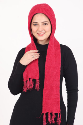 trendbite Self Design Beanie Cap